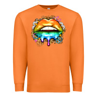 Carrot rainbow lips Premium Sweatshirt - Zillion Design Studio