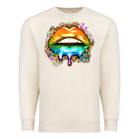 Sandshell rainbow lips Premium Sweatshirt - Zillion Design Studio