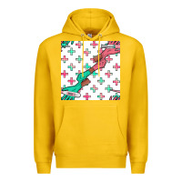 Lemon Nurse Gloves Seamless Pattern Premium Hoodie - BundleAndBundleShop