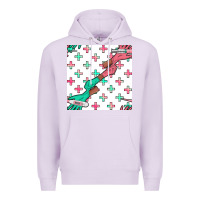 Lilac Nurse Gloves Seamless Pattern Premium Hoodie - BundleAndBundleShop