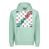Seafoam Nurse Gloves Seamless Pattern Premium Hoodie - BundleAndBundleShop
