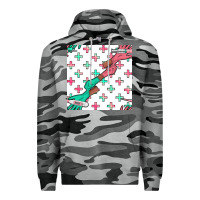 Slate Camo Nurse Gloves Seamless Pattern Premium Hoodie - BundleAndBundleShop