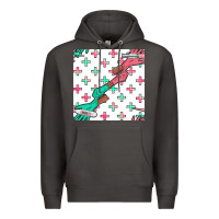 Smoke Nurse Gloves Seamless Pattern Premium Hoodie - BundleAndBundleShop