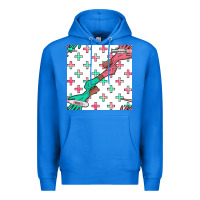 True Royal Nurse Gloves Seamless Pattern Premium Hoodie - BundleAndBundleShop