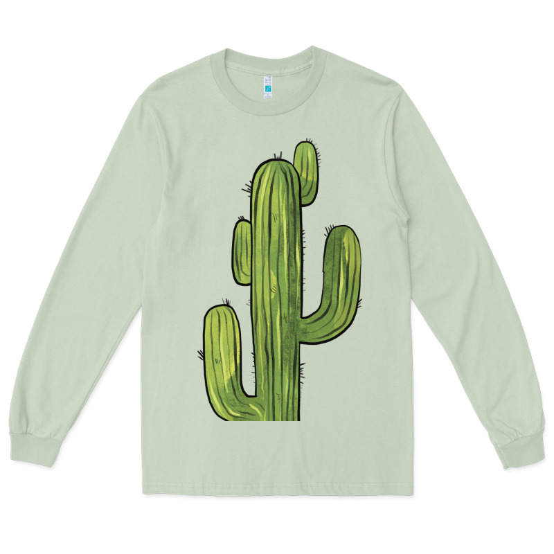 Cactus Long Sleeve Tee by BarkalooDesign | Teevron