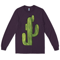 Plum cactus Long Sleeve Tee - BarkalooDesign