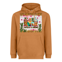 Meerkat Cafecito y chisme coffee cups Heavyweight Hoodie - Zillion Design Studio