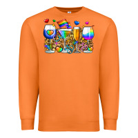 Carrot pride wine cups Premium Sweatshirt - Zillion Design Studio