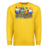 Lemon pride wine cups Premium Sweatshirt - Zillion Design Studio