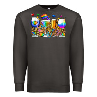 Smoke pride wine cups Premium Sweatshirt - Zillion Design Studio