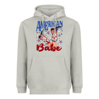 Moon Dust American babe 4th july Heavyweight Hoodie - texasbilliewilder