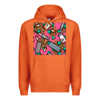 Carrot Medicines And Pills Seamless Pattern Premium Hoodie - BundleAndBundleShop