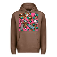 Medicines And Pills Seamless Pattern Premium Hoodie | Teevron