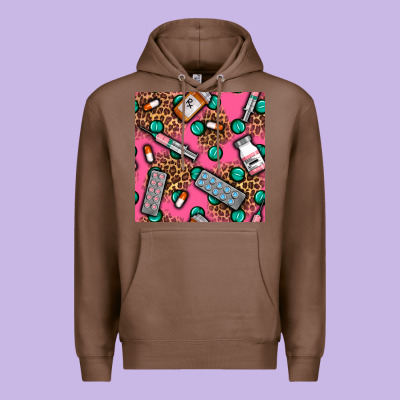 Medicines And Pills Seamless Pattern Premium Hoodie Designed By Bundleandbundleshop