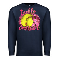 Navy Tackle Cancer Softball Premium Sweatshirt - texasbilliewilder