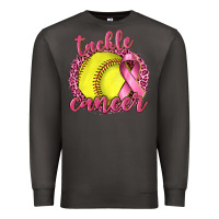 Smoke Tackle Cancer Softball Premium Sweatshirt - texasbilliewilder