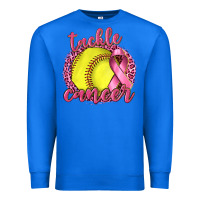 True Royal Tackle Cancer Softball Premium Sweatshirt - texasbilliewilder