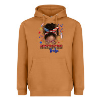 Meerkat American babe afro messy bun Heavyweight Hoodie - texasbilliewilder