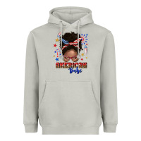 Moon Dust American babe afro messy bun Heavyweight Hoodie - texasbilliewilder