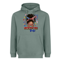 Sage American babe afro messy bun Heavyweight Hoodie - texasbilliewilder