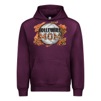 Mauve Wine volleyball mom Urban Hoodie - AdoDesignShop