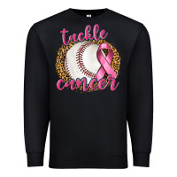 Black Tackle Cancer Baseball Premium Sweatshirt - texasbilliewilder