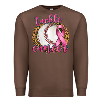 Chestnut Tackle Cancer Baseball Premium Sweatshirt - texasbilliewilder