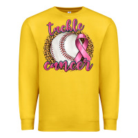 Lemon Tackle Cancer Baseball Premium Sweatshirt - texasbilliewilder