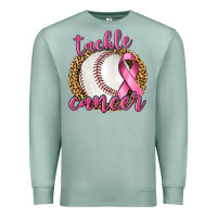 Seafoam Tackle Cancer Baseball Premium Sweatshirt - texasbilliewilder