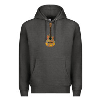 Charcoal Heather mexican guitar Premium Hoodie - Artiststas