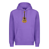 Purple mexican guitar Premium Hoodie - Artiststas