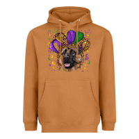 Meerkat mardi gras hat german shepherd Heavyweight Hoodie - RanaPortraitStore