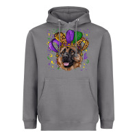 Storm mardi gras hat german shepherd Heavyweight Hoodie - RanaPortraitStore