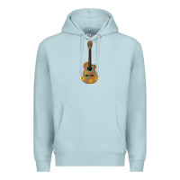 Blue Mist mexican guitar Premium Hoodie - Artiststas