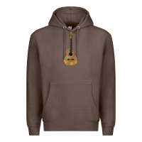 Coffee mexican guitar Premium Hoodie - Artiststas