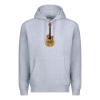 Heather Grey mexican guitar Premium Hoodie - Artiststas