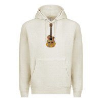 Oatmeal Heather mexican guitar Premium Hoodie - Artiststas