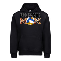 Black volleyball mom Urban Hoodie - AdoDesignShop