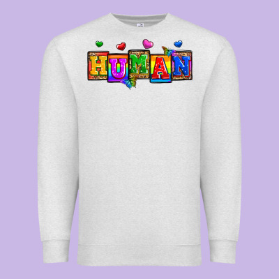 Pride Human Premium Sweatshirt Designed By Zillion Design Studio