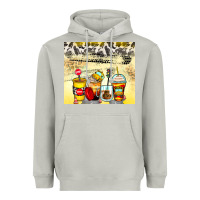 Moon Dust bus driver coffee cups Heavyweight Hoodie - Zillion Design Studio