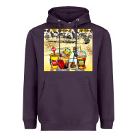 Plum bus driver coffee cups Heavyweight Hoodie - Zillion Design Studio