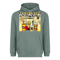 Sage bus driver coffee cups Heavyweight Hoodie - Zillion Design Studio
