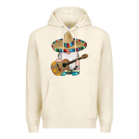 Tofu mexican gnomes guitar sombrero serape Premium Hoodie - Artiststas