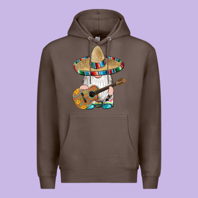 Mexican Gnomes Guitar Sombrero Serape Premium Hoodie Designed By Artiststas