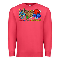 Cardinal peace love understand Premium Sweatshirt - Zillion Design Studio