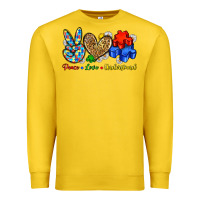 Lemon peace love understand Premium Sweatshirt - Zillion Design Studio