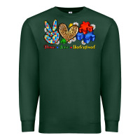 Sports Green peace love understand Premium Sweatshirt - Zillion Design Studio