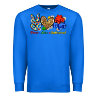 True Royal peace love understand Premium Sweatshirt - Zillion Design Studio