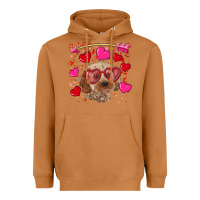 Meerkat valentine's day cockapoo Heavyweight Hoodie - RanaPortraitStore