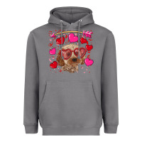 Storm valentine's day cockapoo Heavyweight Hoodie - RanaPortraitStore